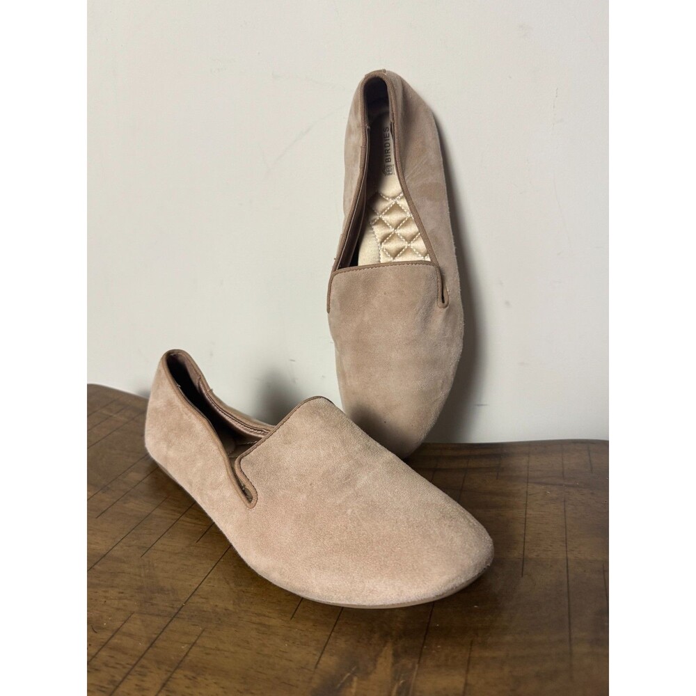 Birdies The Starling Latte Suede Loafers Flats Preppy Women's Size 9